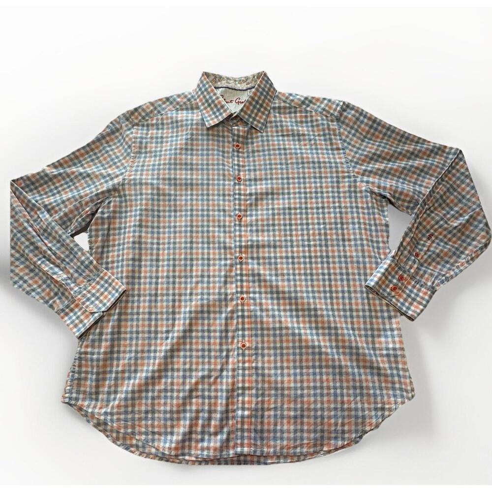 ROBERT GRAHAM Long Sleeve Sports Shirt 2XL- Awesome/Fresh Colors and Fit